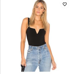 Free People Pippa V-Wire Bodysuit
